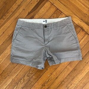 💕 SALE! Old Navy Chino Shorts Grey Gray 8